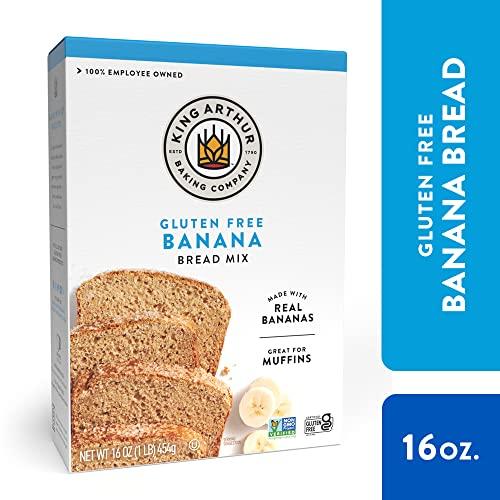 King Arthur King Arthur, Gluten Free Banana Bread + Muffin Mix, Gluten-Free, Non-GMO Project Verified, Certified Kosher, 16 Ounces