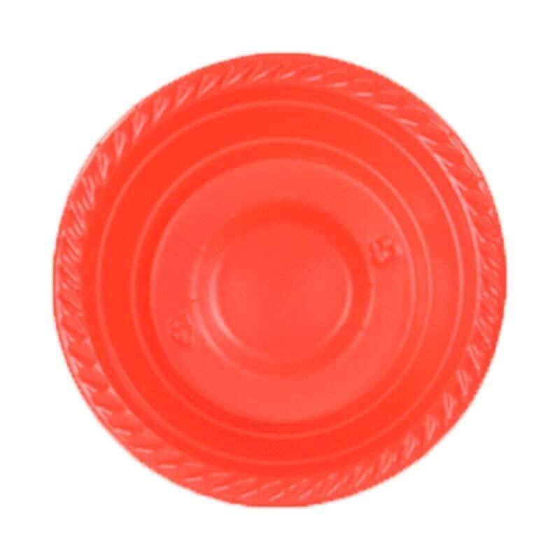 Generic Red 12 Ounce Plastic Disposable Bowl Red - Pack of 50 (100)