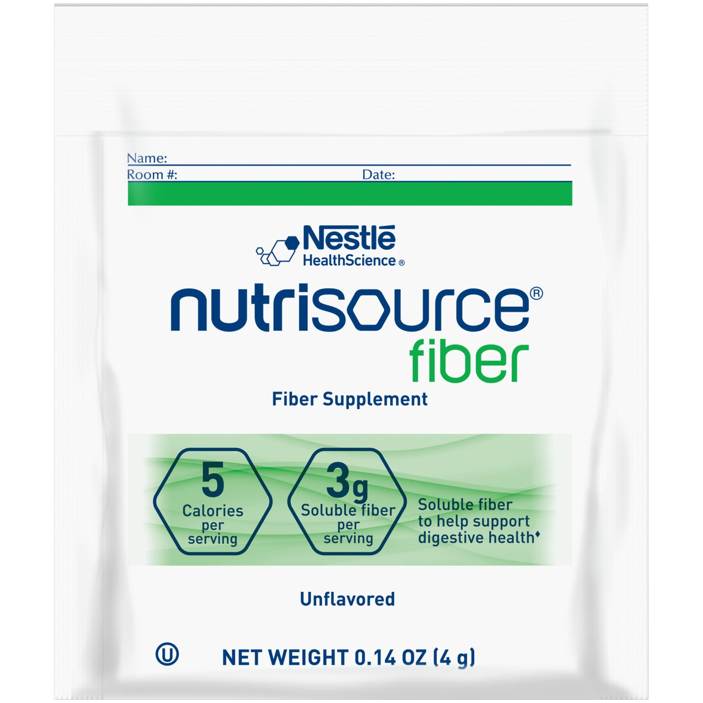 Nestle Nestle Health Science NutriSource Fiber Supplement Packet, Unflavored, 0.14-Ounce Packet (Pack of 12)