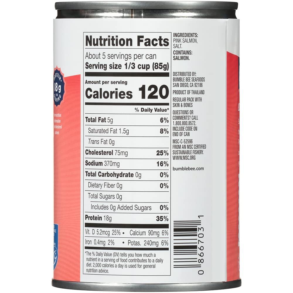 Bumble Bee Bumble Bee Pink Salmon, Premium Wild, 14.75 oz (Pack of 3)