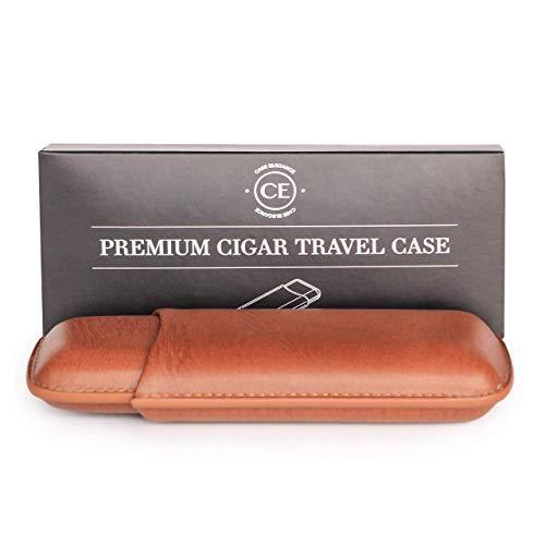 CASE ELEGANCE CASE ELEGANCE - Renzo Glass Top Humidor, Lighter, Cutter, and Travel Case Bundle