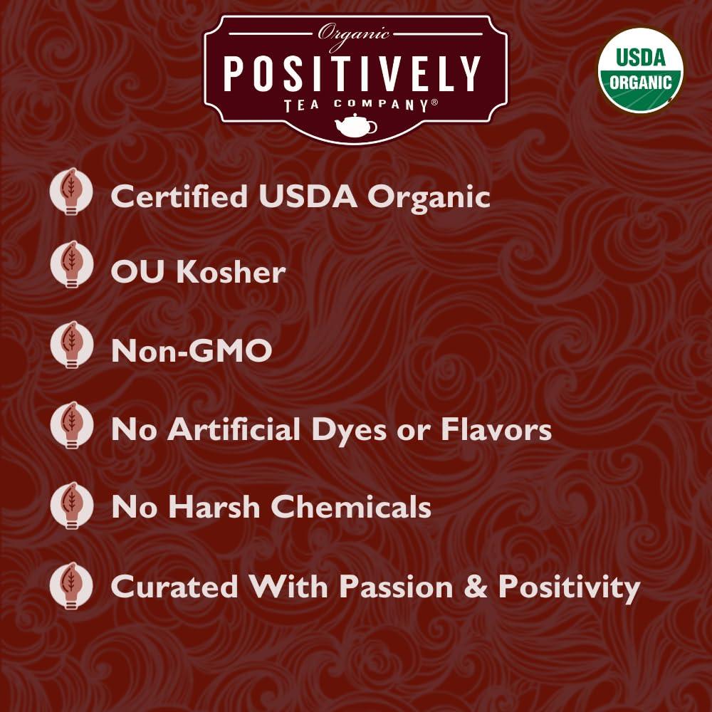 Organic Positively Tea Company Organic Positively Tea Company, South African Rooibos Tea, Loose Leaf, 16 Ounce