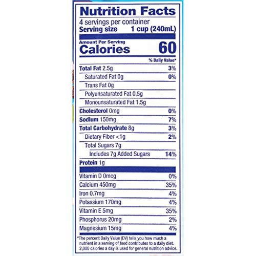 Blue Diamond Almonds Almond Breeze Dairy Free Almondmilk, Original, 32 Fl Oz (Pack of 12)