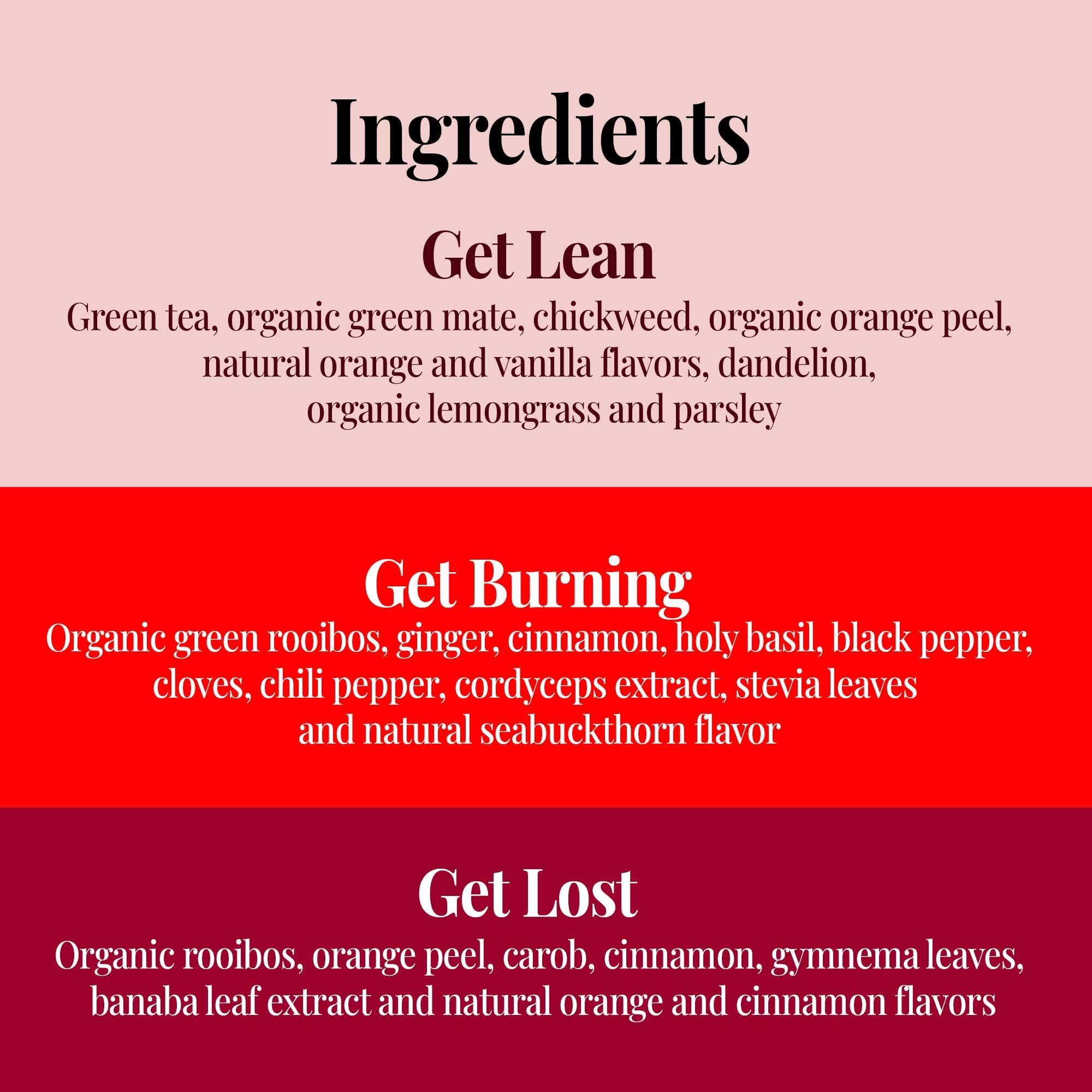 The Republic of Tea The Republic of Tea - Get Lost Stackable Teas, 42 Tea Bag, Tin | Caffeinated