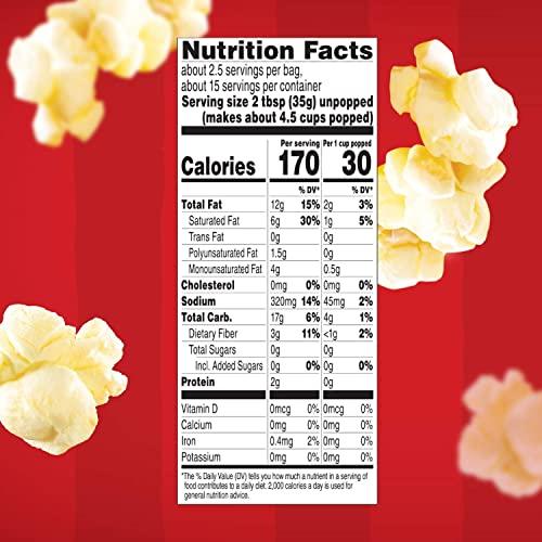 Orville Redenbacher's Orville Redenbachers Butter Flavored Microwave Popcorn, Gluten Free, 6 Count Popcorn Bags (6 Boxes)