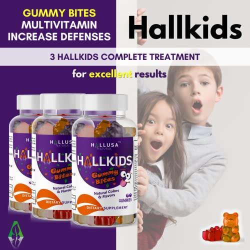 Hallusa Natural Hallusa Natural Multivitaminas para Niños en Gomitas Refuerza su sistema inmune, su concentración y Memoria contiene Vitaminas A,C,D,E,B en todas sus categorias