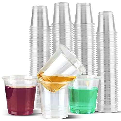 PATCHKE PATCHKE [2 OZ - 600 Pack] Plastic Shot Glasses Disposable mini Jello Shot Party Tumblers For Condiments samples (bulk Pack - 600 Cups)