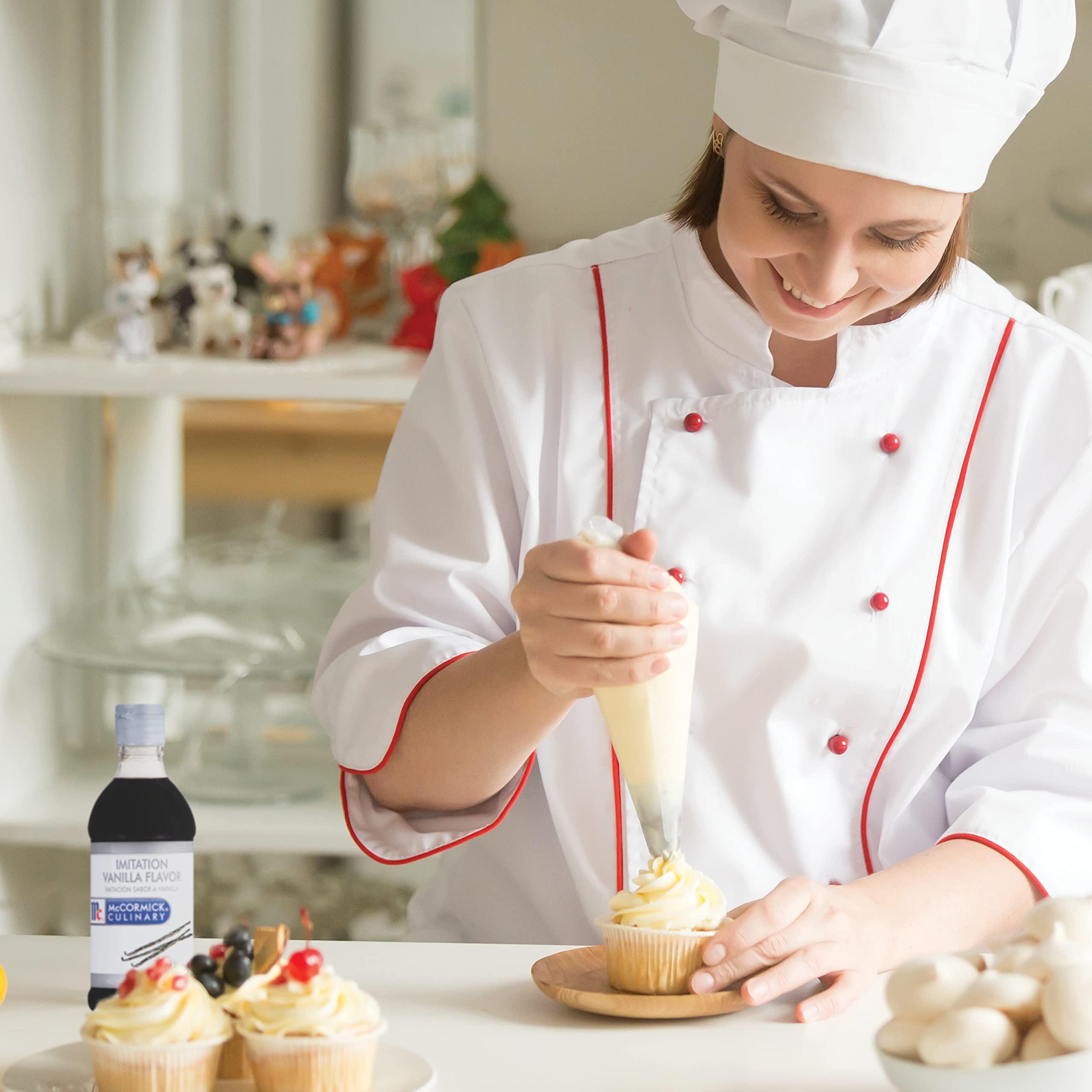 McCormick Culinary McCormick Culinary Imitation Vanilla Flavoring, 32 fl oz (Pack of 6) - Six 32 Fluid Ounce Bottles of Imitation Vanilla Extract for Baking, Best for Cakes, Frostings, Desserts and More