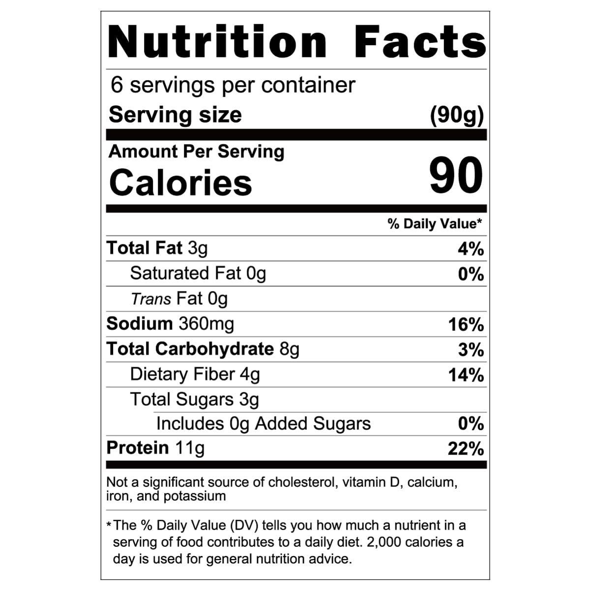 LEONIS LEONIS Veggie Patties 6pcs - High-Protein, Low-Calorie Plant-Based Konjac & Soy Burger Alternative