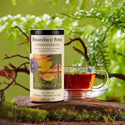 The Republic of Tea The Republic of Tea PassionFruit Papaya Black Tea, Tin of 50 Tea Bags