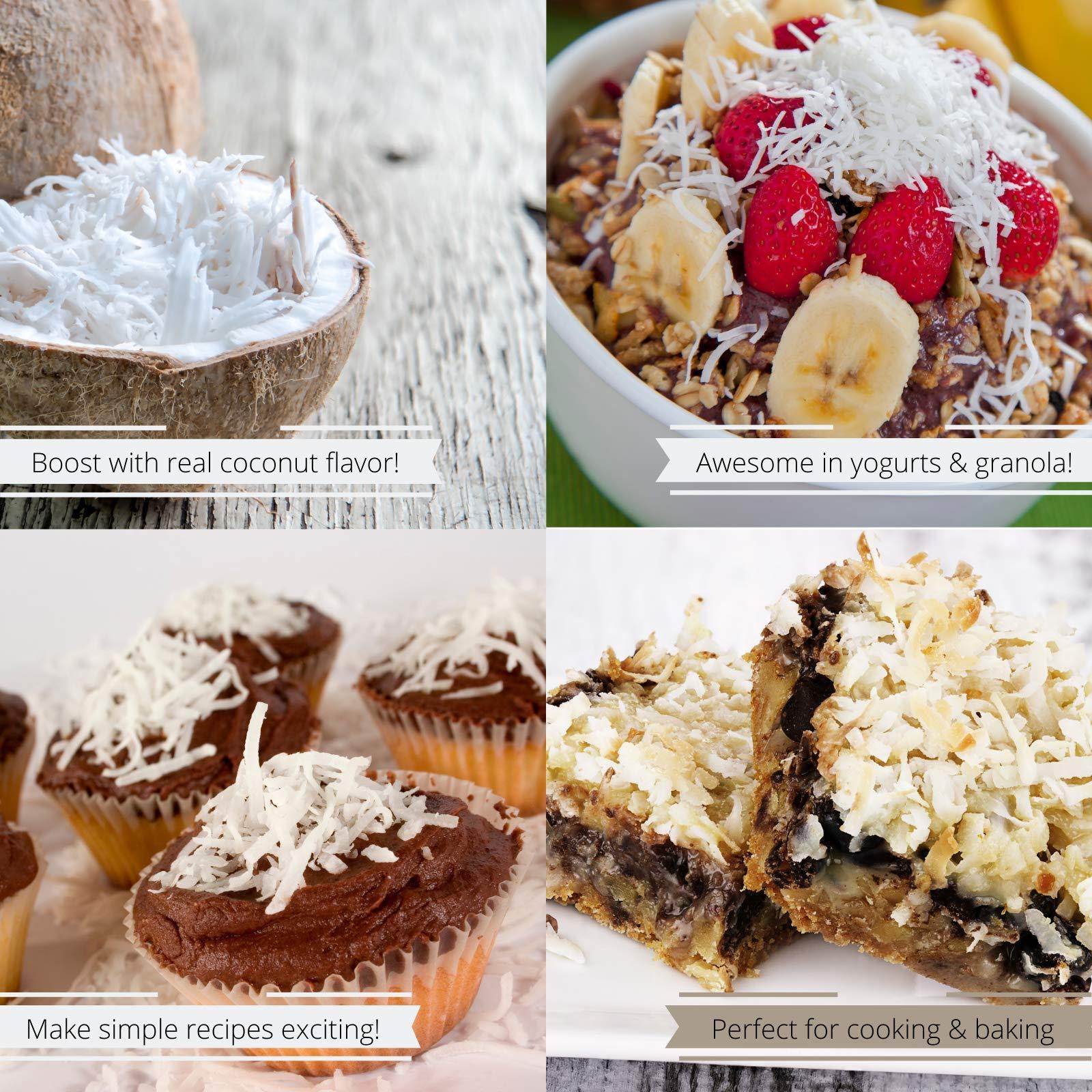 It's Delish Gourmet Shredded Coconut Flakes, Raw, Unsweetened, by It's Delish, 10 lbs Bulk – Great for Smoothies, Oatmeal Fruits, Recipes & Baking – All Natural Gluten Free – Certified Kosher