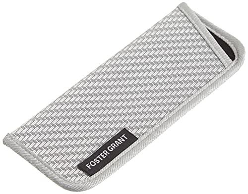 Foster Grant Foster Grant mens Sawyer Multifocus Reading Glasses, Matte Gunmetal/Transparent, 54 mm US