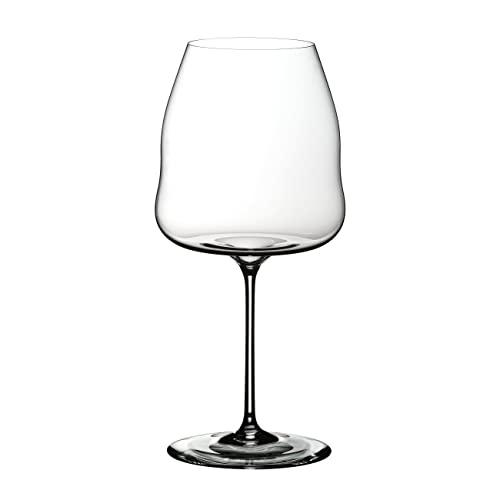 Riedel Riedel Personalized Winewings Pinot Noir/Nebiolo Wine Glass, Custom Engraved Giant 32oz Crystal Red Wine Glass for Pinot Noir, Nebiolo, Burgundy, Barbaresco and More