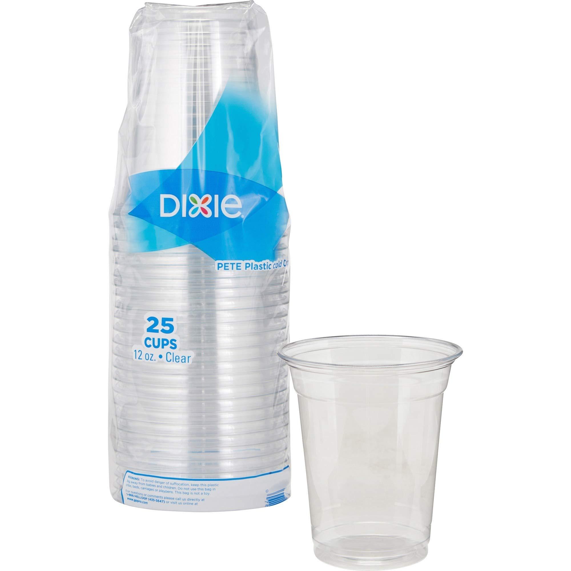 Dixie Dixie Clear Plastic Cold Cup, 12 fl oz