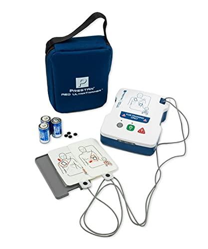 CPR Savers CPR Savers Training Kit with PRESTAN Adult Manikin, AED Trainer, CPR Mat, Manikin Vest, CPR Savers Rescue Mask Kit (Dark)