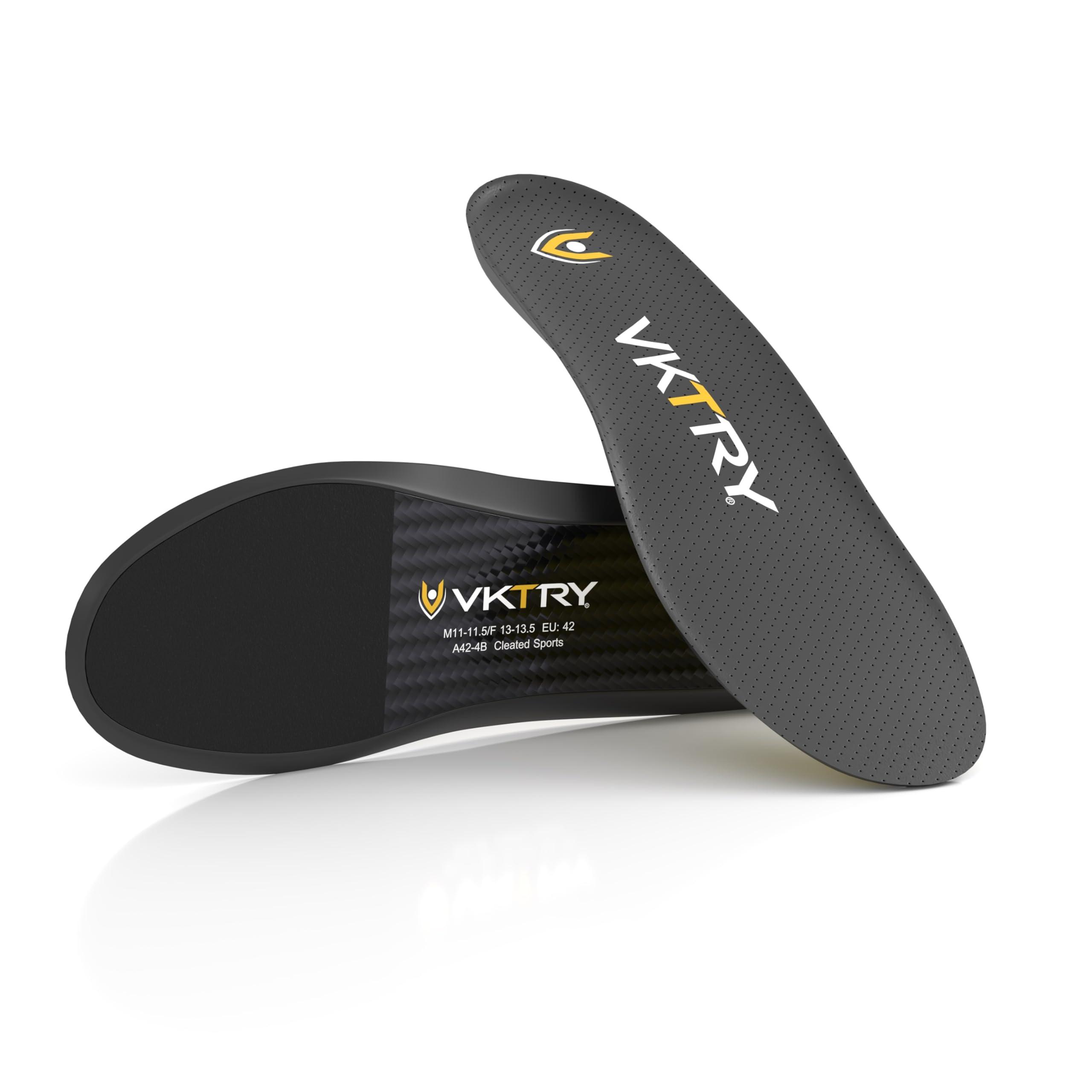 VKTRY VKTRY Gold Performance InsolesCustomized Carbon Fiber Inserts, Cleated ShoesFootball, Baseball, Softball, Lacrosse, Golf & MoreRun Faster, Jump Higher, Recover Quicker, Protect Against Injury