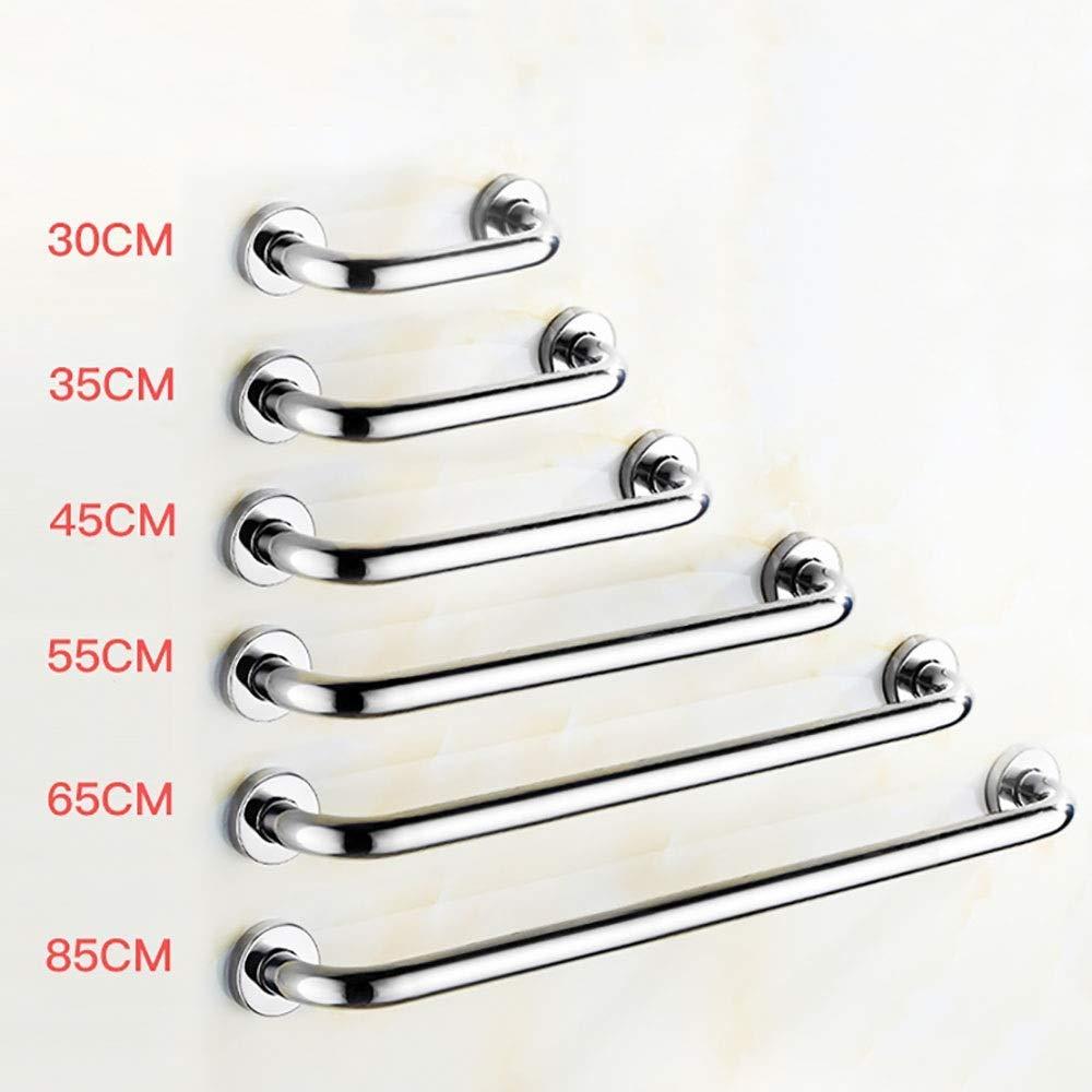 TEMKIN Bathroom Safety Handicap Grab Bar Bathtube Grab Bar Handicap Grab Bar Stainless Steel Safety Grip Bath and Shower Handle Bathroom Grab Bar Hand Rails for Elderly Polished Sier Rail 65Cm ( Size : 30Cm