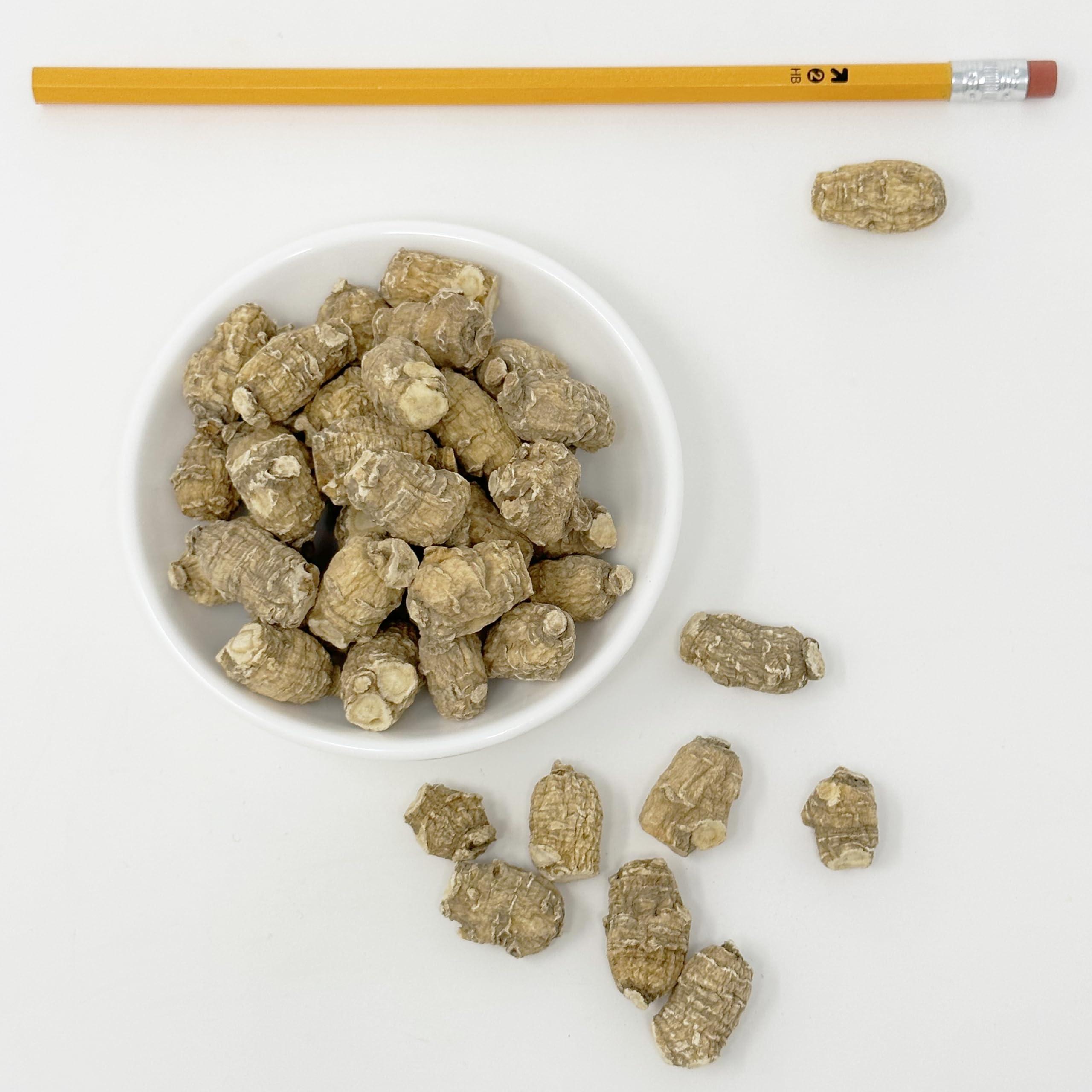 DABC OAK LAND DABC OAK LAND DOL Hand Selected Cultivated Wisconsin American Ginseng Pearl Ginseng / - in Box. (Small 4oz/Box)