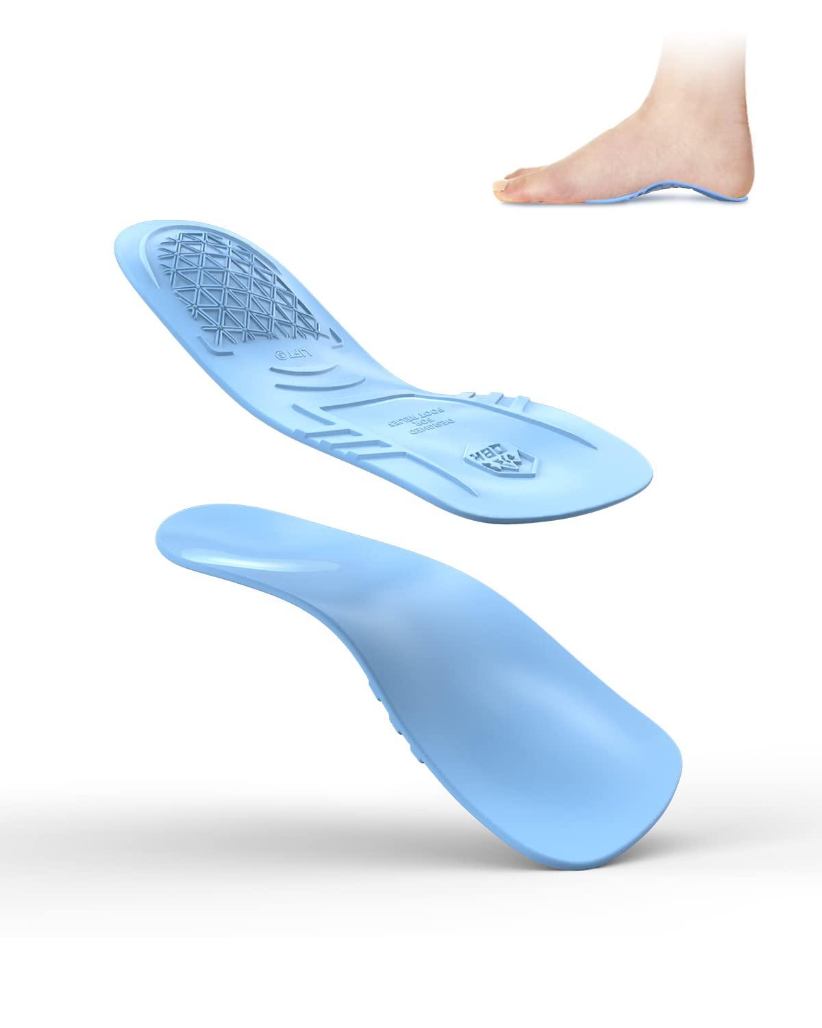 QBK QBK High Arch Support Insoles for Women Men Plantar Fasciitis Insoles Shoe Inserts Orthotic Inserts Sole Arch Support Orthaheel Inserts QB1 QA8 M