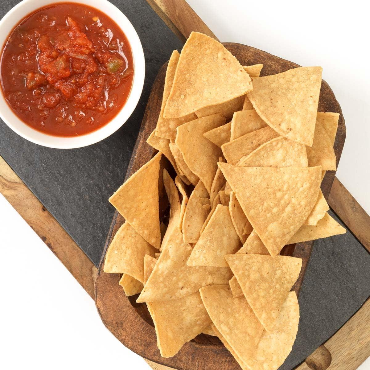 WiO SmartFoods WiO SmartFoods Tortilla Chips, Low-Carb, Fat-Free, Keto-Friendly, Delicious Crunchy Snack, Low-Calorie, Perfect for Parties & Dips, 8 Ounce