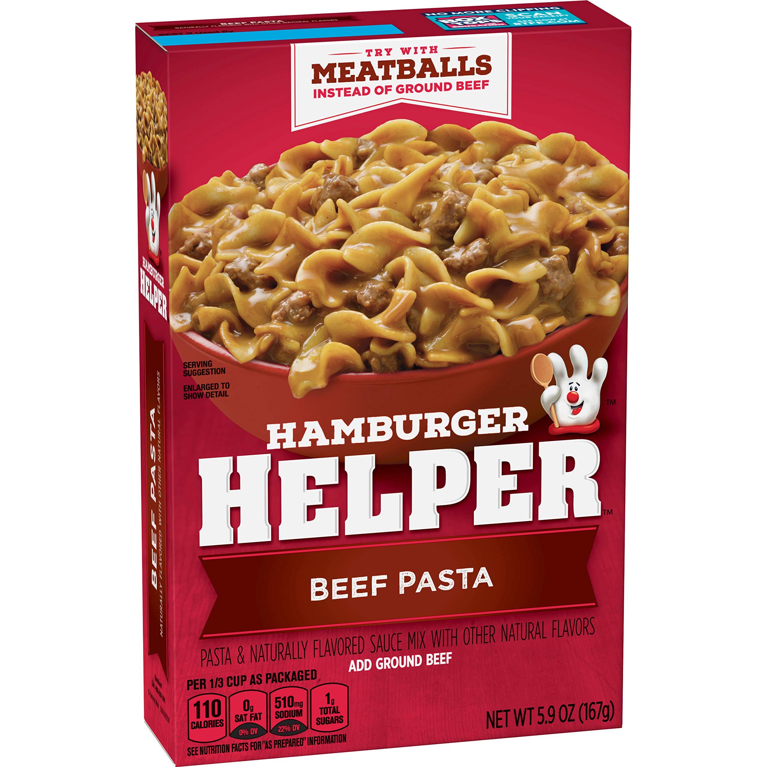 General Mills Hamburger Helper Beef Pasta, 5.9 Oz