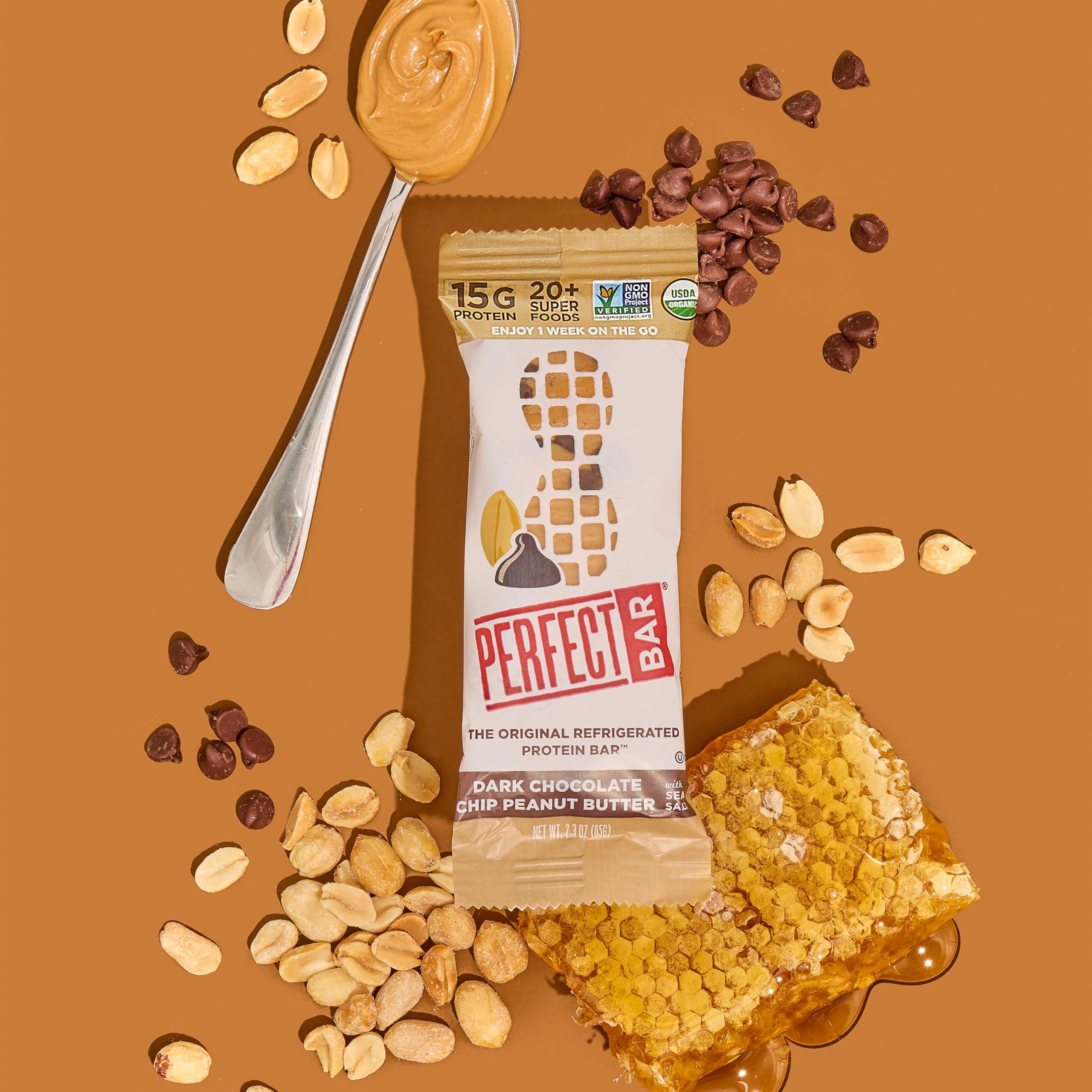 Perfect Bar Perfect Bar Gluten-Free Dark Chocolate Chip Peanut Butter Protein Bar, 4 count, 2.3 oz