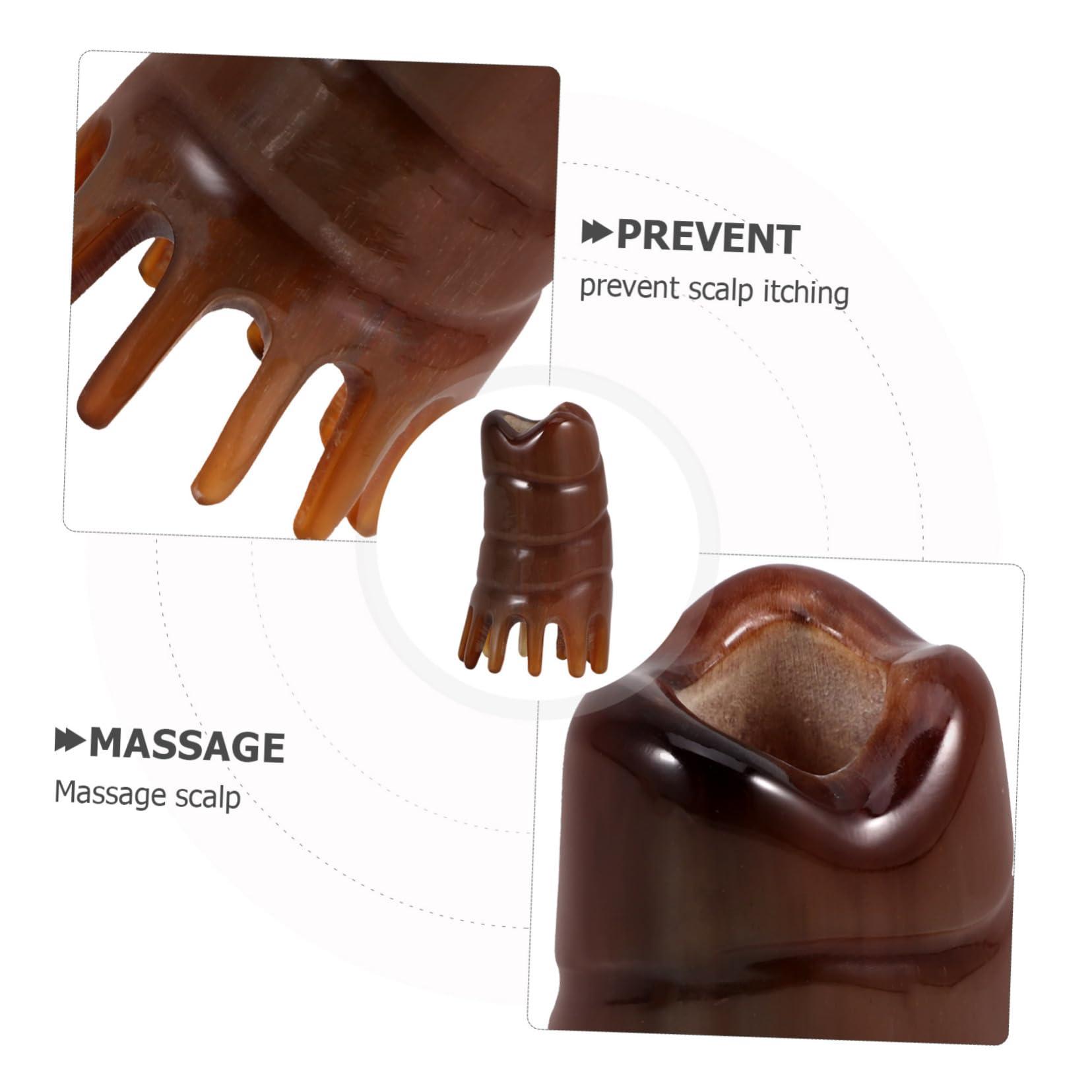 SEWOART SEWOART Bamboo Hair Washing Tool for Head Massage Scalp Massage Brush Massage Comb Scalp Portable Shampoo Brush Hair Cleansing Brush