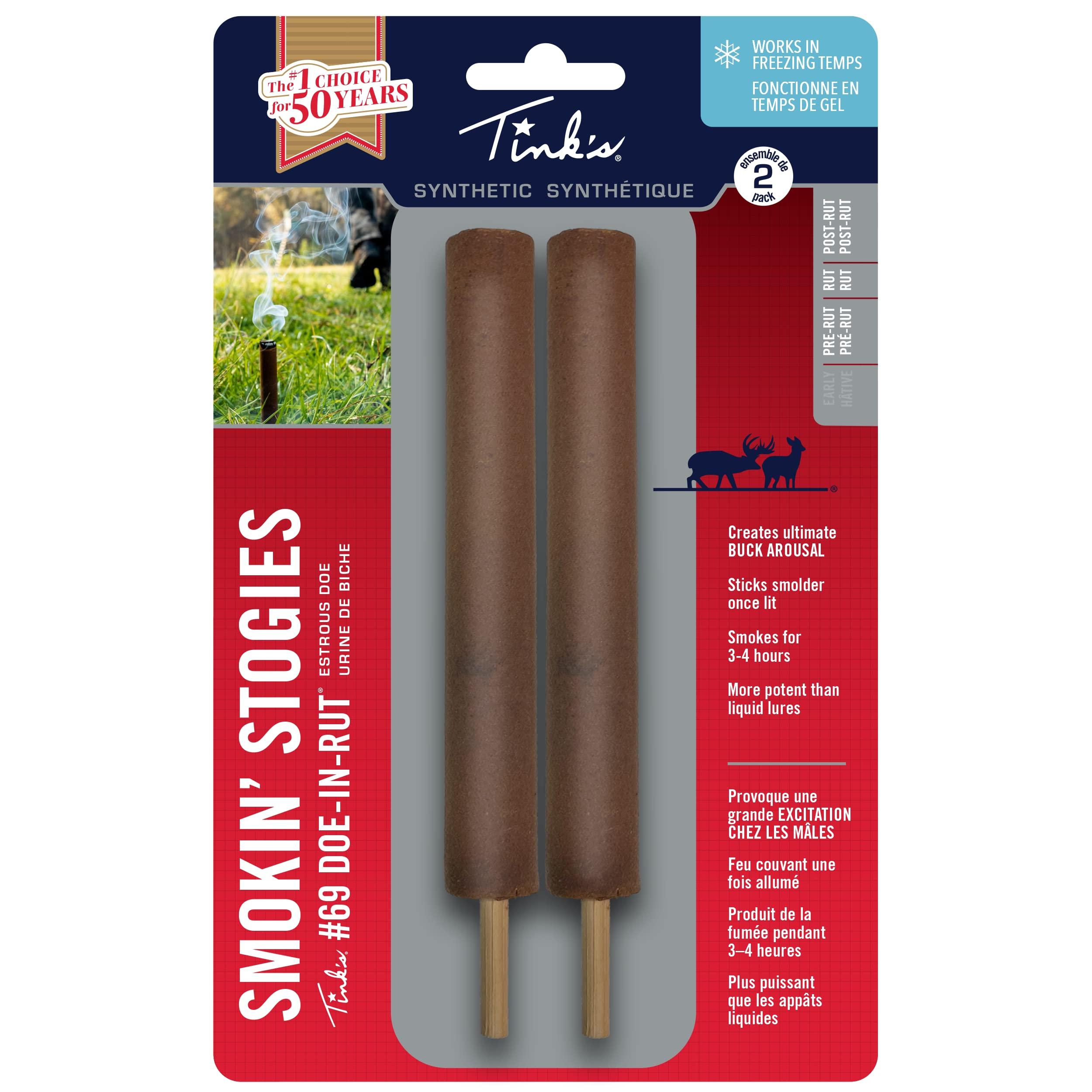 TINK'S TINK'S W6115: Stogie 2 Pack 6" Smokin Sticks Synthetic #69 Rut