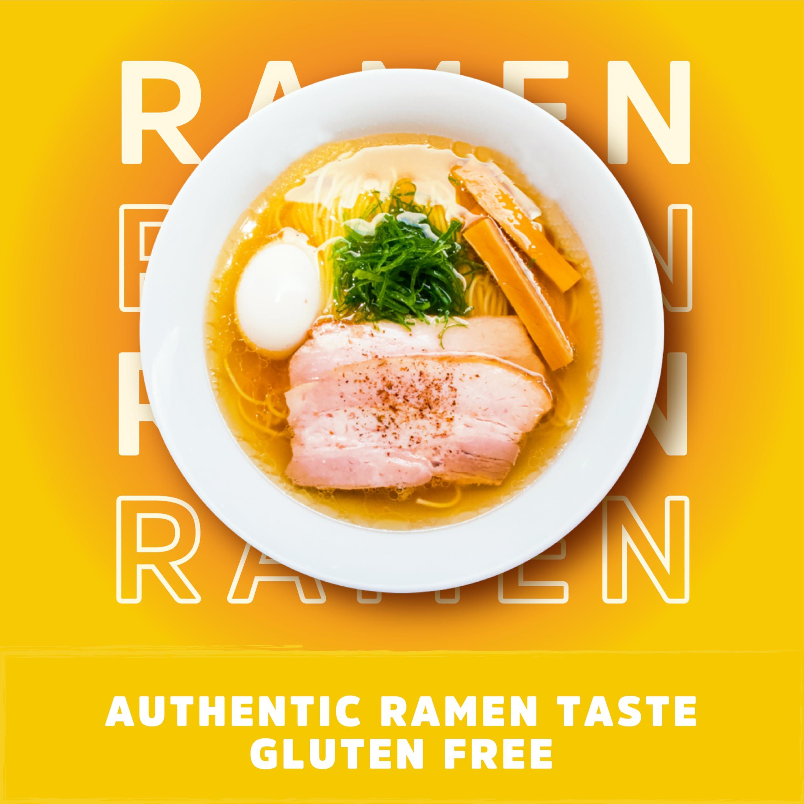 Real Naturals Gluten free ramen noodles low sodium ramen (10 pieces) Plain ramen noodles. Restaurant grade. Japanese healthy ramen noodles from brown rice