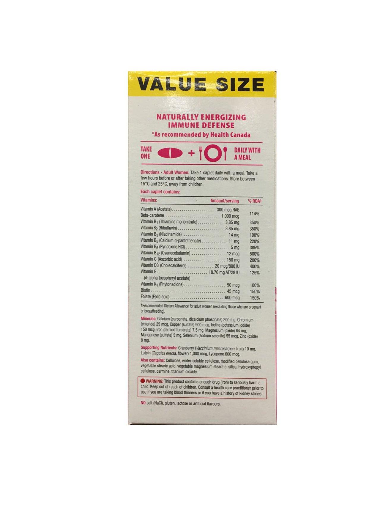 Jamieson Jamieson Multi 100% Complete Vitamin for Women, 150 caplets