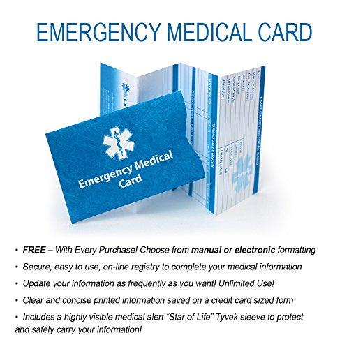 Universal Medical Data Diabetes Type 2 Medical Alert ID Dog Tag Pendant in Anodized Aluminum