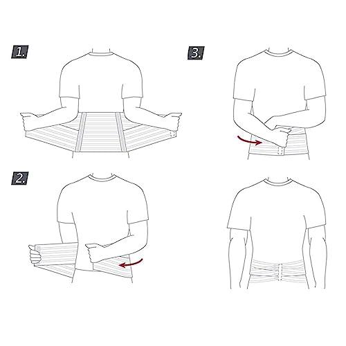 Actimove Actimove Everyday Supports Back Brace for Men & Women | Lumbar Sacral Support Belt for Lumbar Lower Back Support Belt for Sciatica, Herniated Disc, Scoliosis Back Pain Relief | White, 8\" H, X-Large