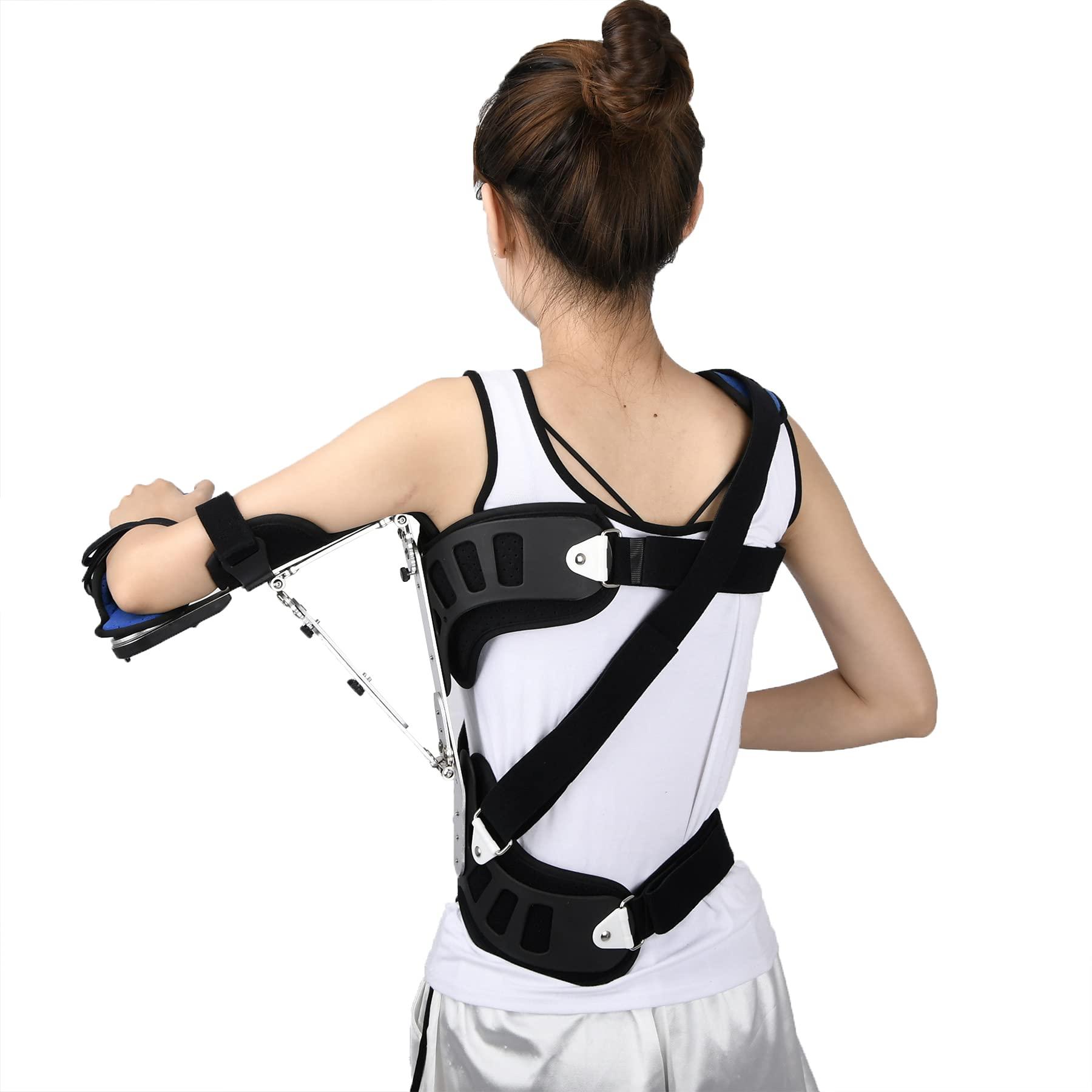 WILLQ WILLQ Shoulder Abduction Sling for Rotator Cuff Surgery Torn Rotator Cuff Sublexion Dislocated Broken arm Immobilizer for Injury Support Soft Comfortable Arm Sling Immobilizer,Right