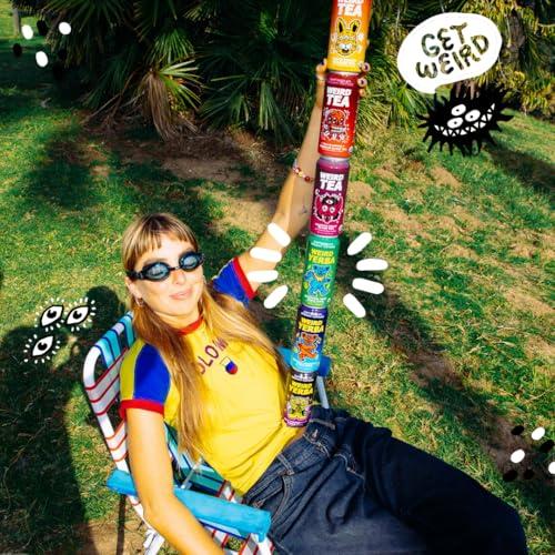 WEIRD Drink Weird Organic White Peach Oolong Tea 16oz Cans, 160mg Organic Caffeine, Pack of 12 A Refreshing Energy Drink Alternative