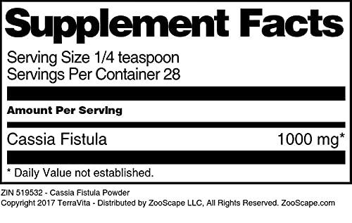TerraVita Cassia Fistula Powder (1 oz, ZIN: 519532)