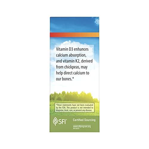 Carlson Carlson Super Daily D3 + K2, 50 mcg D3 + 45 mcg MK-7, Heart & Bone Health, 360 Liquid Drops, 10.16 ml