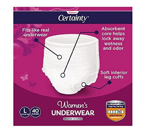 Certainty Walgreens Certainty Women's Underwear, Maximum Absorbency X-Large XL (16 ea)