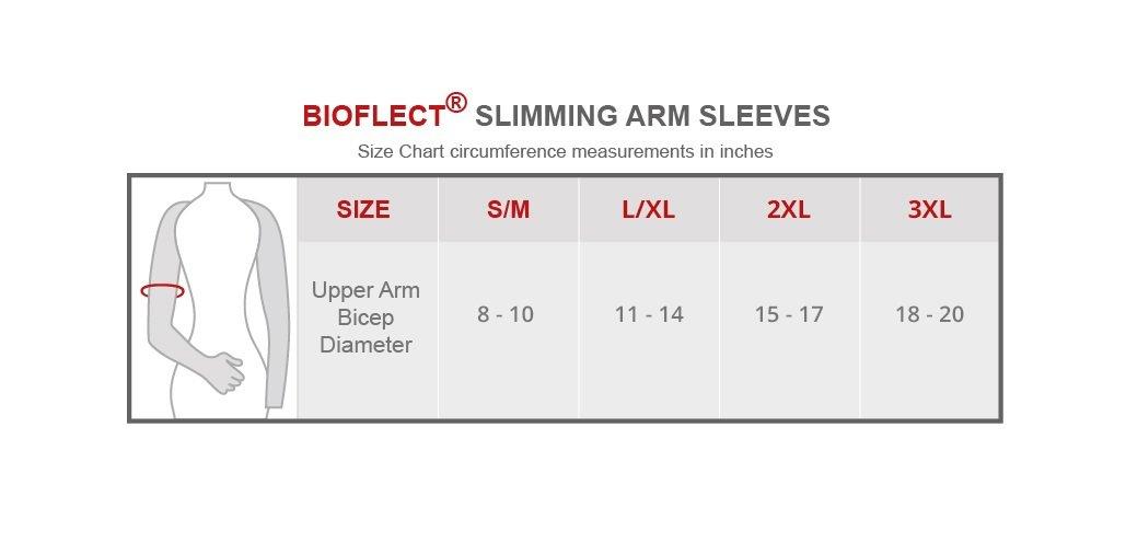 Bioflect Bioflect Compression Arm Sleeves Wrap with Bioactive Fibers and Raised Massaging Knit - for Support and Comfort- Sand 3XL