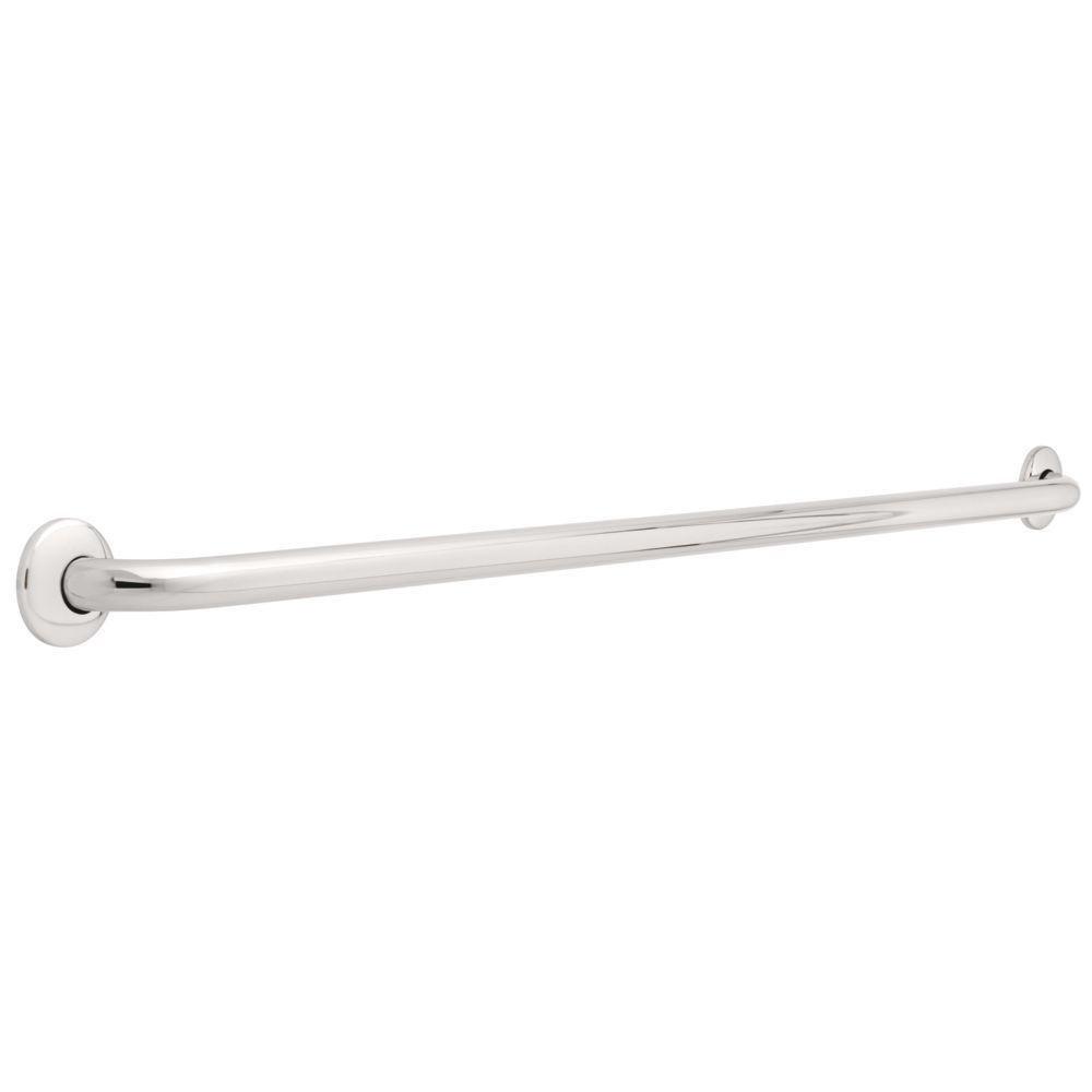 Franklin Brass Safety 1st 5748BS 1-1/4-Inch x 48-Inch Concealed Mount Safety Bath and Shower Grab Bar, Bright Stainless Steel