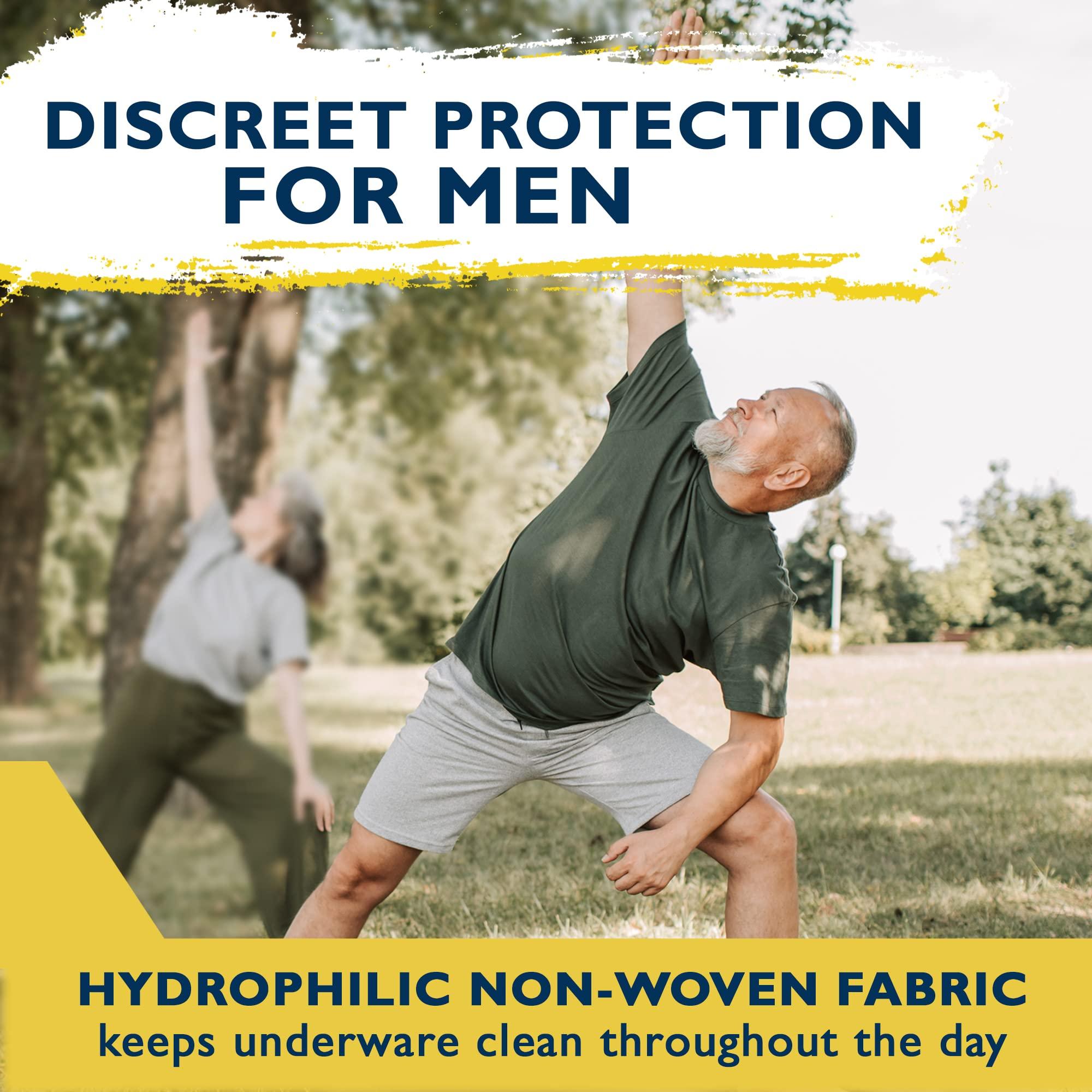 Prostacomfort PROSTACOMFORT+ Hygienic Men Pad 24 Pcs Incontinence Guards Super Absorbent Urinary Drip Sleeves Prevents Leaks, Bad Odors & Stains Oeko TEX Certified Bladder Control Pads