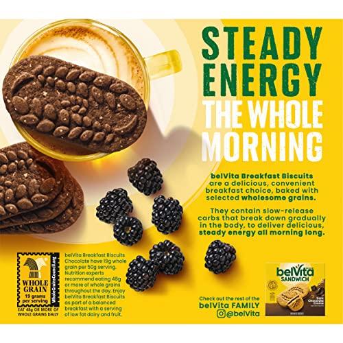 Belvita belVita Chocolate Breakfast Biscuits, 5 Packs (4 Biscuits Per Pack)