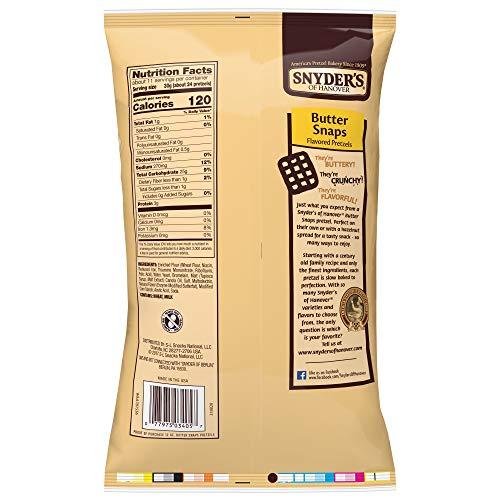 Snyder's of Hanover Snyder's of Hanover, Butter Snaps Pretzels, 12 Ounce (3 Bags)