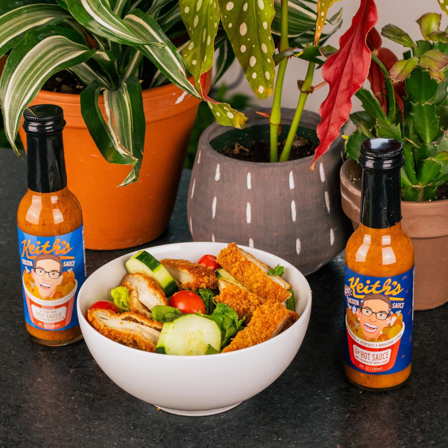 Heatonist Keith\'s Hot Chicken Sauce by Heatonist, Hot Sauce Made with Natural Ingredients: Flavors of Buffalo Ranch & Ghost Peppers, 5 fl oz Bottle (1-Pack)