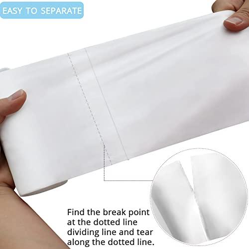 SOSOHOME 1.2 Gallon Small Trash Bags, 4.5 Liter Trash Can Liners Garbage Bags Wastebaskets Liners for Bathroom, 150 Counts Clear Bags