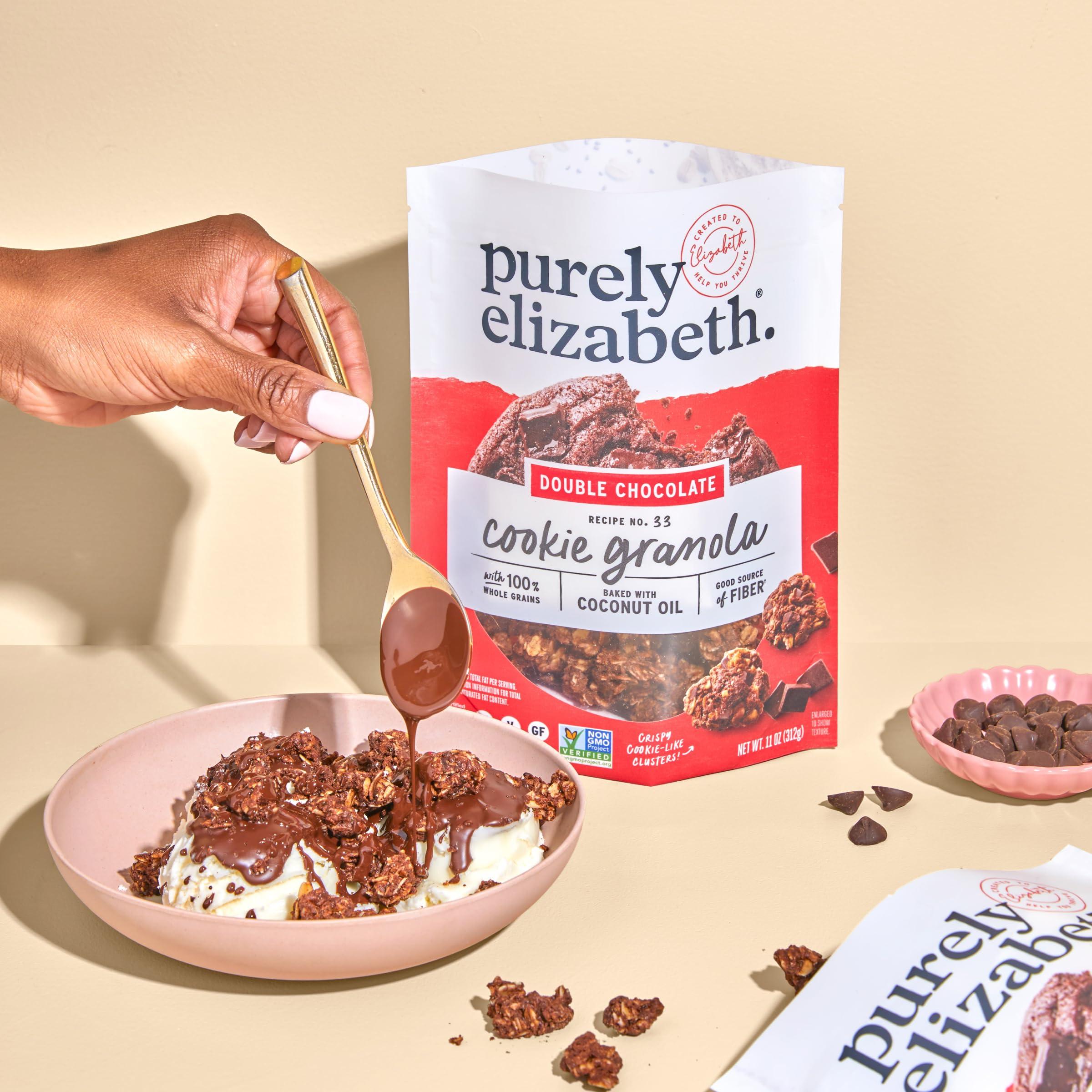 purely elizabeth. Purely Elizabeth Cookie Granola, Double Chocolate, Gluten-Free, Non-GMO (11oz Bag)