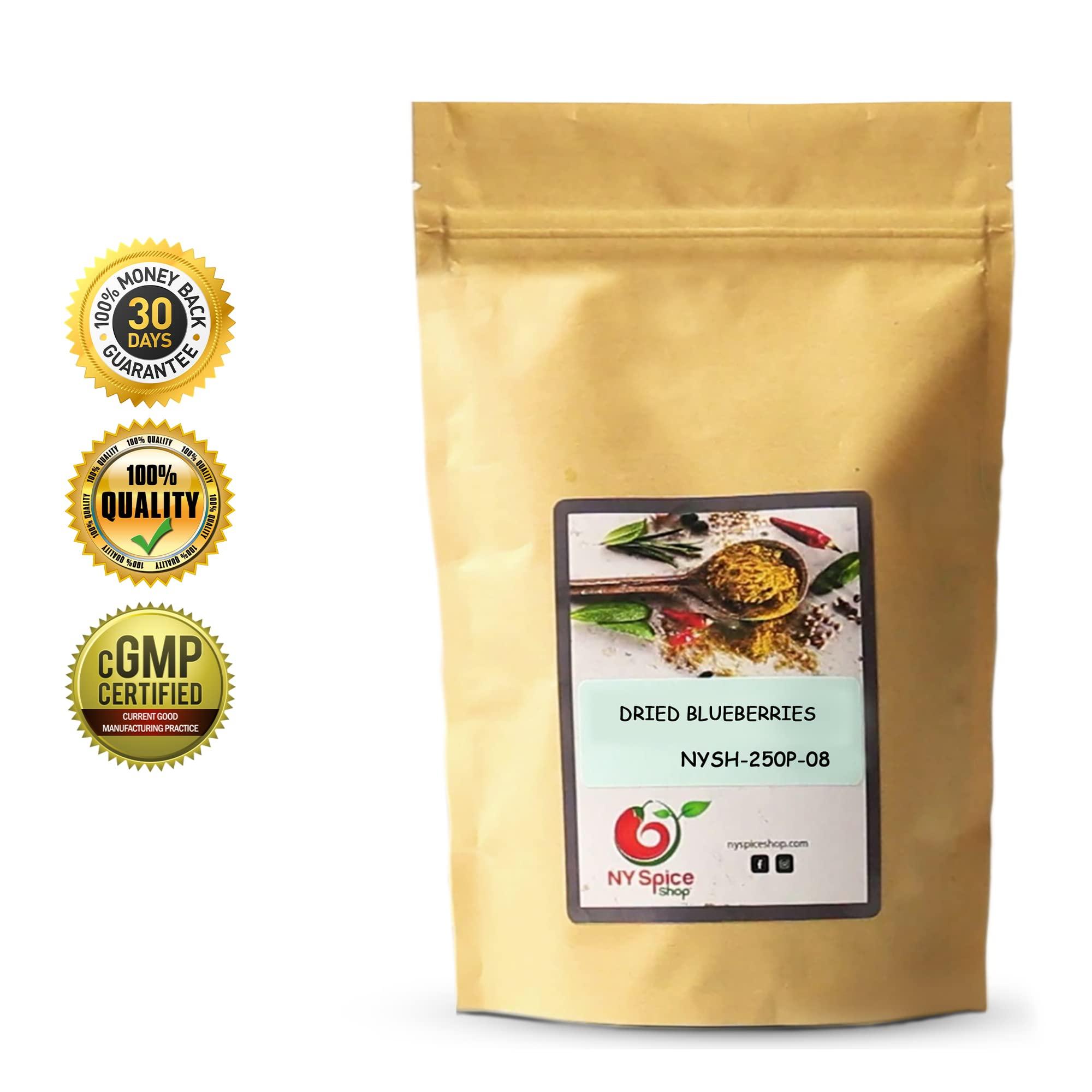 NY Spice Shop NY SPICE SHOP Whole Dried Blueberries - 48 Ounces Dried Blueberries - Blue Berries Fruit - Dehydrated Blueberries Fresh Dried Blueberries Bulk, Blueberry Raisins - Dry Fruits, Dried Blueberries,