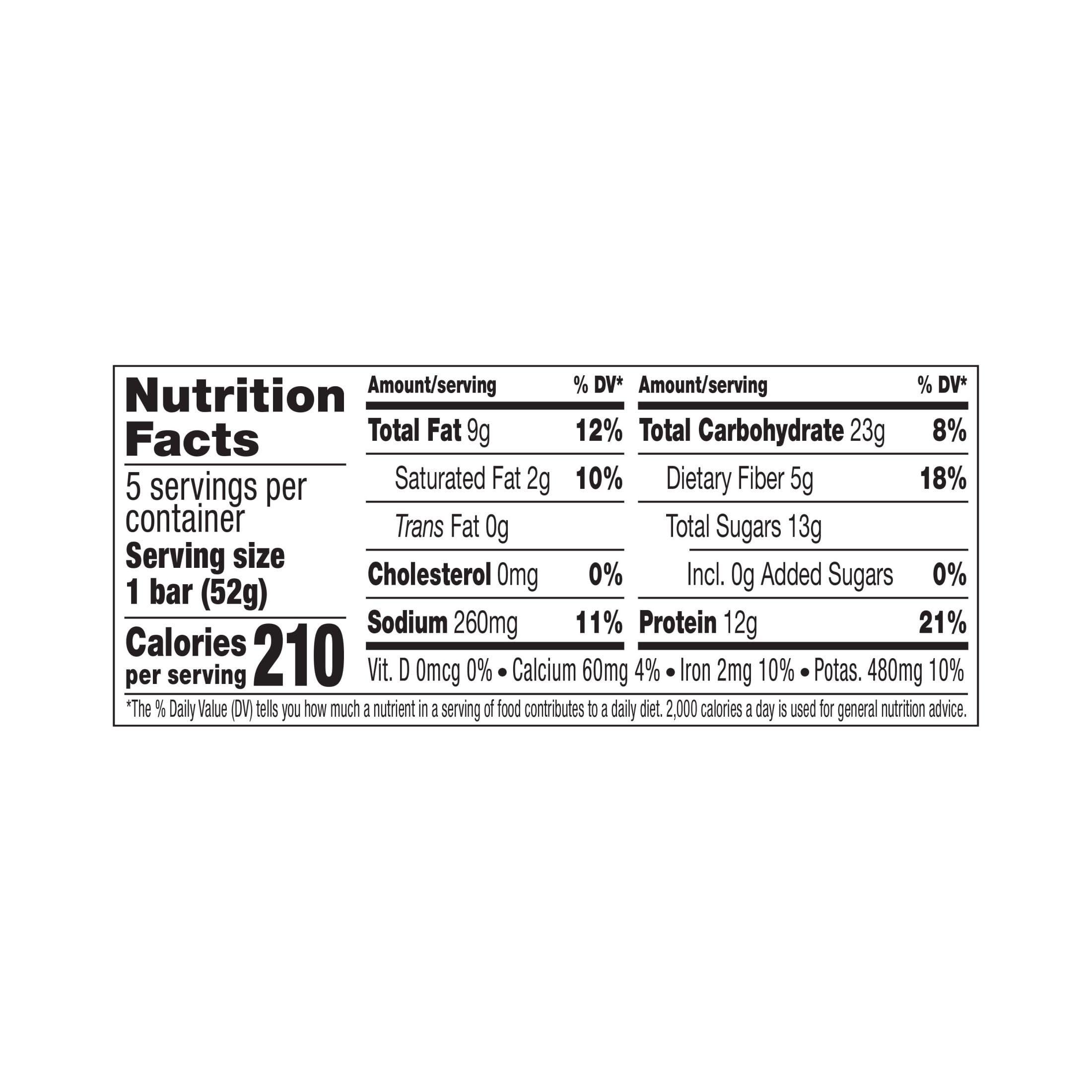 RXBAR RXBAR Protein Bars, 12g Protein, Gluten Free Snacks, Chocolate Sea Salt (6 Boxes, 30 Bars)