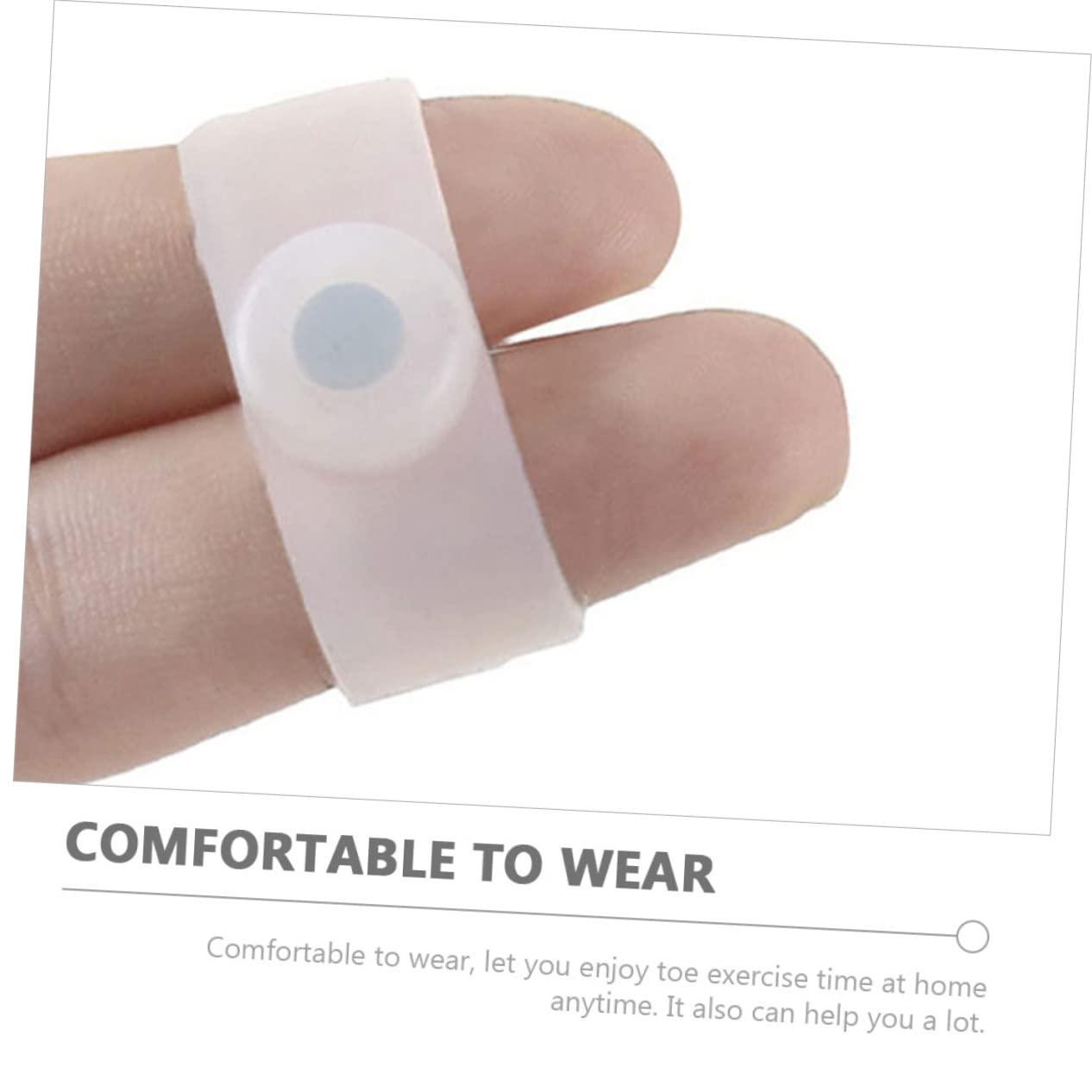 GLEAVI GLEAVI Toe Ring Magnet 20 Pairs Toe Ring Home Acupoint Covers Elastic Toe Cover Ring Versatile Acupoint Covers Practical Acupoint Ring Toe Magnetic Tool Travel Massage Elastic Band