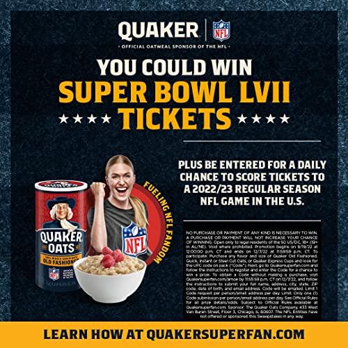 Quaker Quaker Instant Oatmeal, Fiber & Protein 3 Flavor Variety Pack, Individual Packets, 8 Count (Pack of 4)