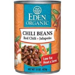 Eden Eden Foods Organic Chili Bean with Jalapeno and Red Pepper, 15 Ounce - 12 per case.